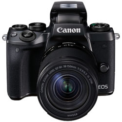Canon EOS M5 Compact System Camera with EF-M 18-150mm IS STM lens, HD 1080p, 24.2MP, Wi-Fi, Bluetooth, NFC, 3.2 LCD Tiltable Touch Screen
